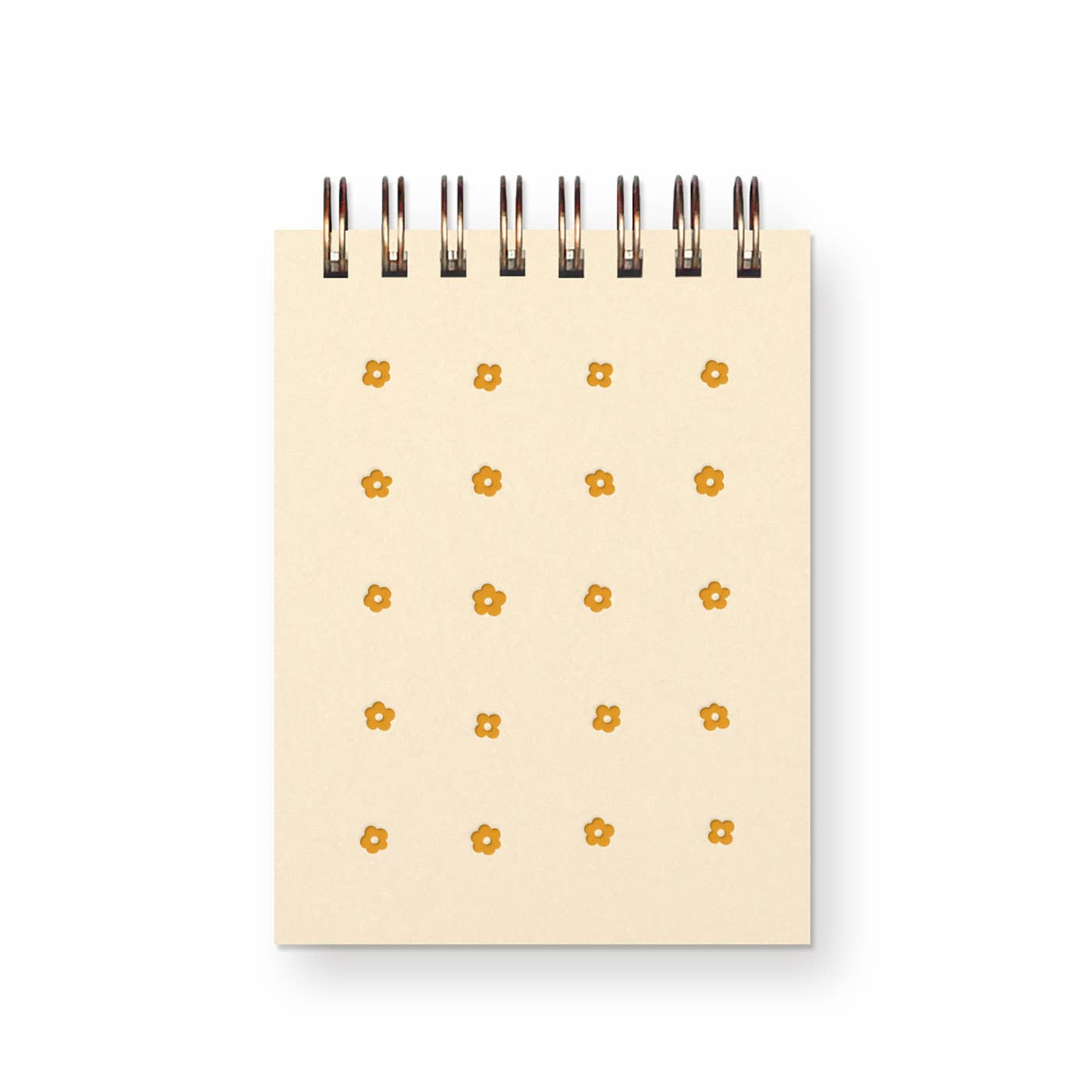 Flower Grid Mini Jotter Notebook - Pocket Notebooks - Ruff House Print Shop