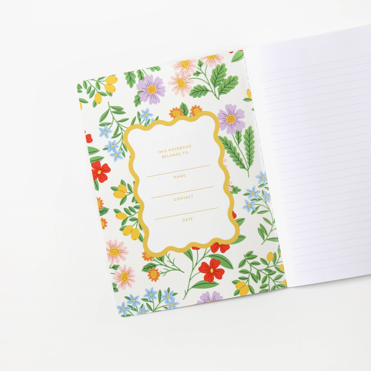 Loveliest Floral Lined Notebook Pads - Linden Paper Co.