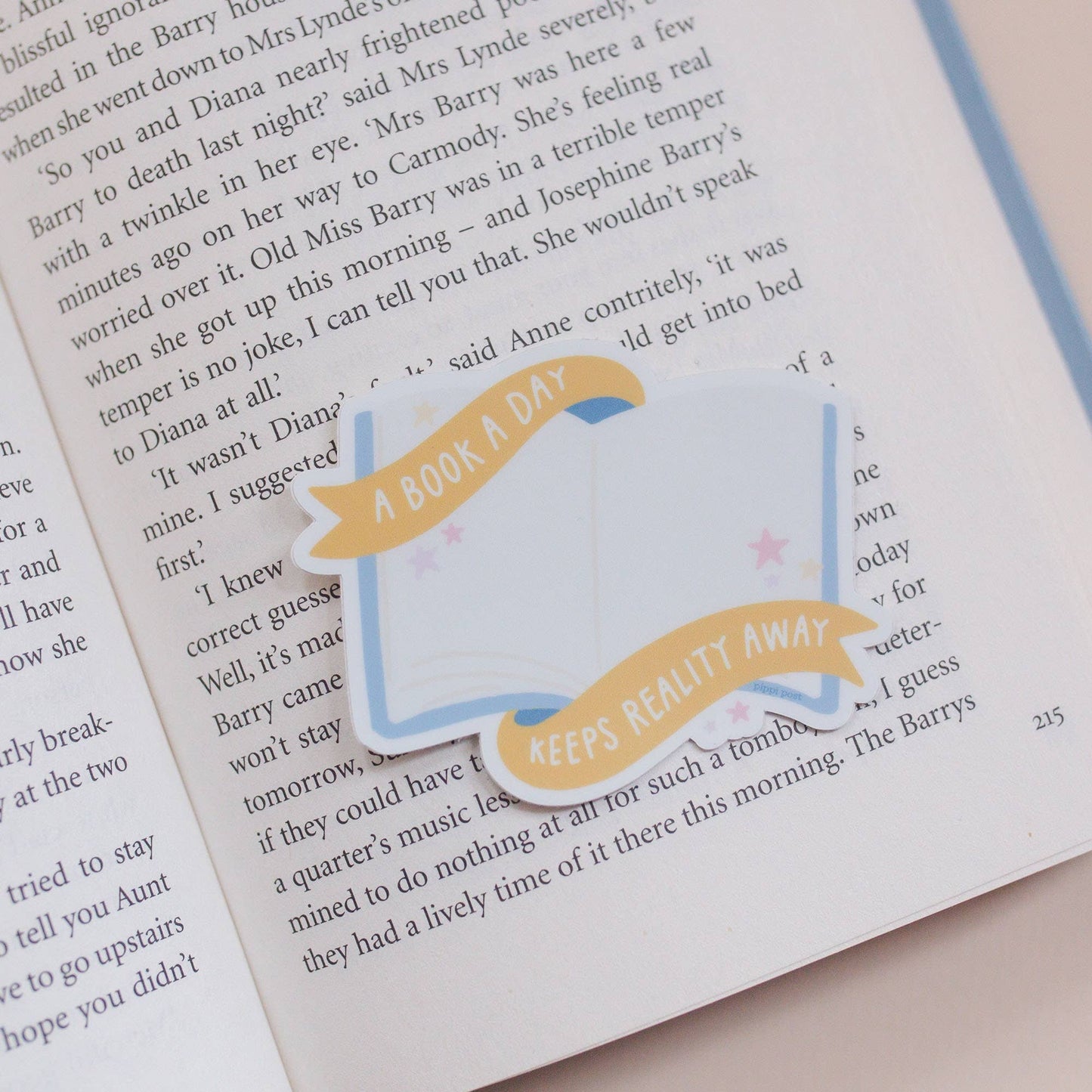 Waterproof Vinyl Sticker for Book Lovers, 3x3"