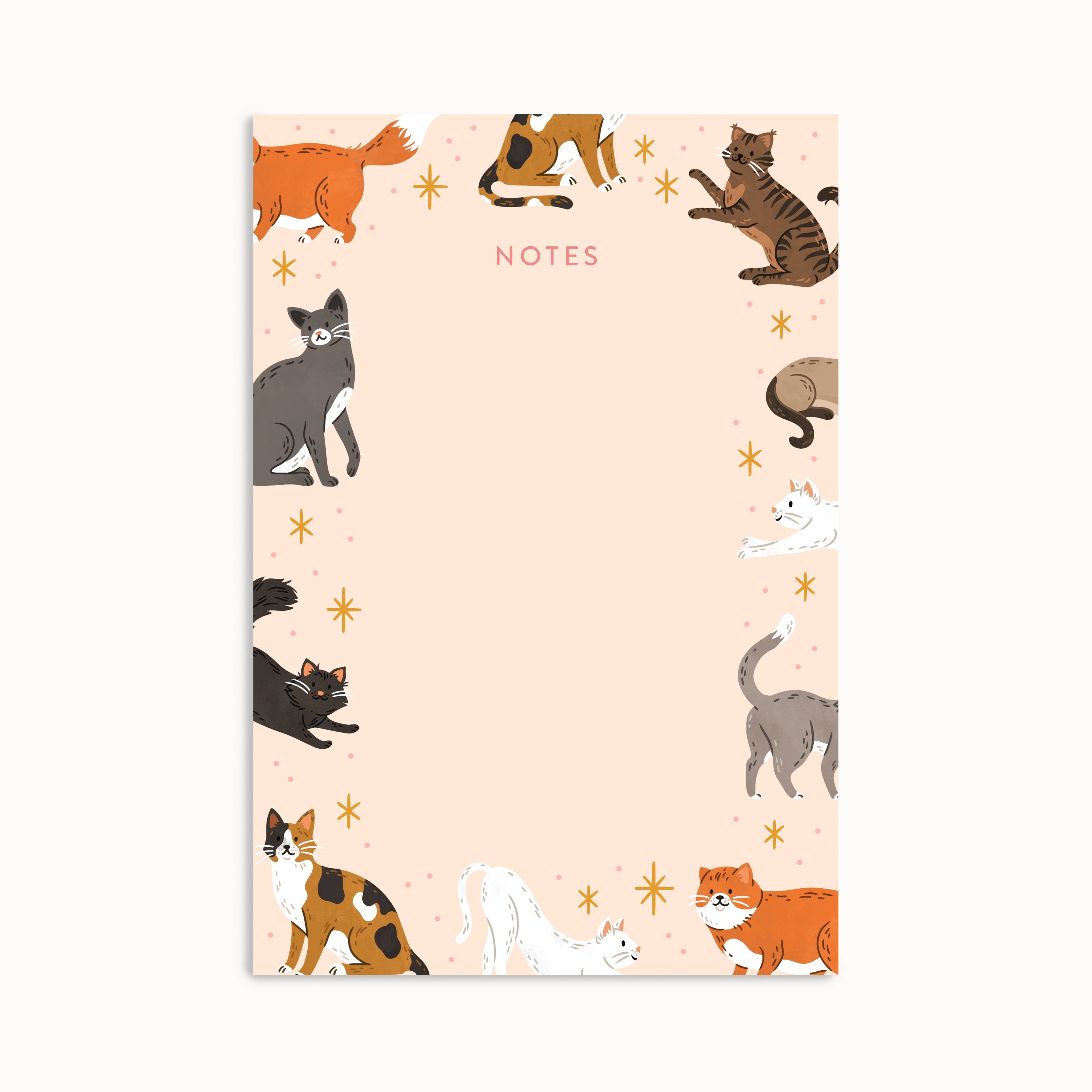 Cat Notes Notepad - Linden Paper Co. – Bien Bean