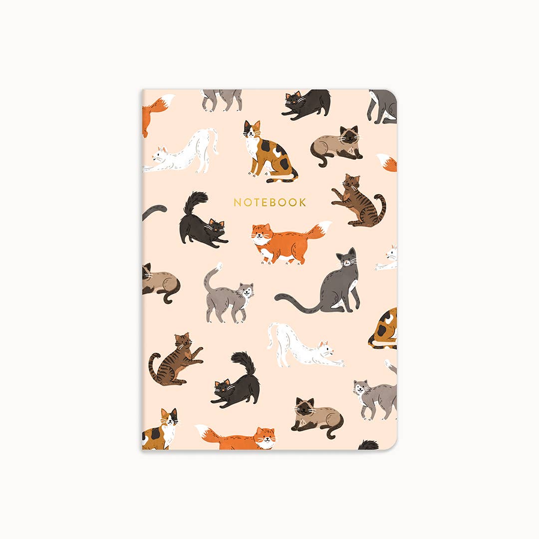 Cats Lined Notebook Pads - Linden Paper Co. - Gift for Cat Lovers