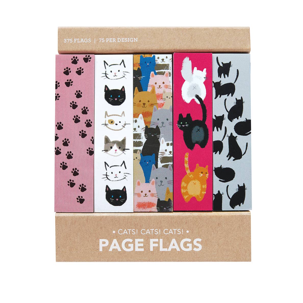 Cats Page Flags Bookmarks - Gifts for Book Lovers - Gifts for Readers - Girl of All Work