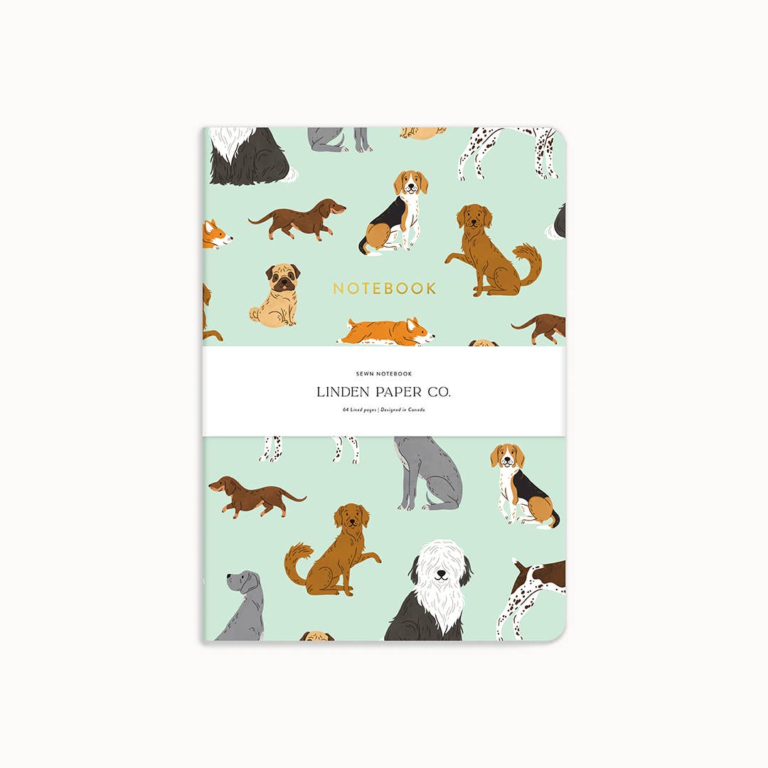 Dogs Lined Notebook Pads - Linden Paper Co. - Gift for Dog Lovers