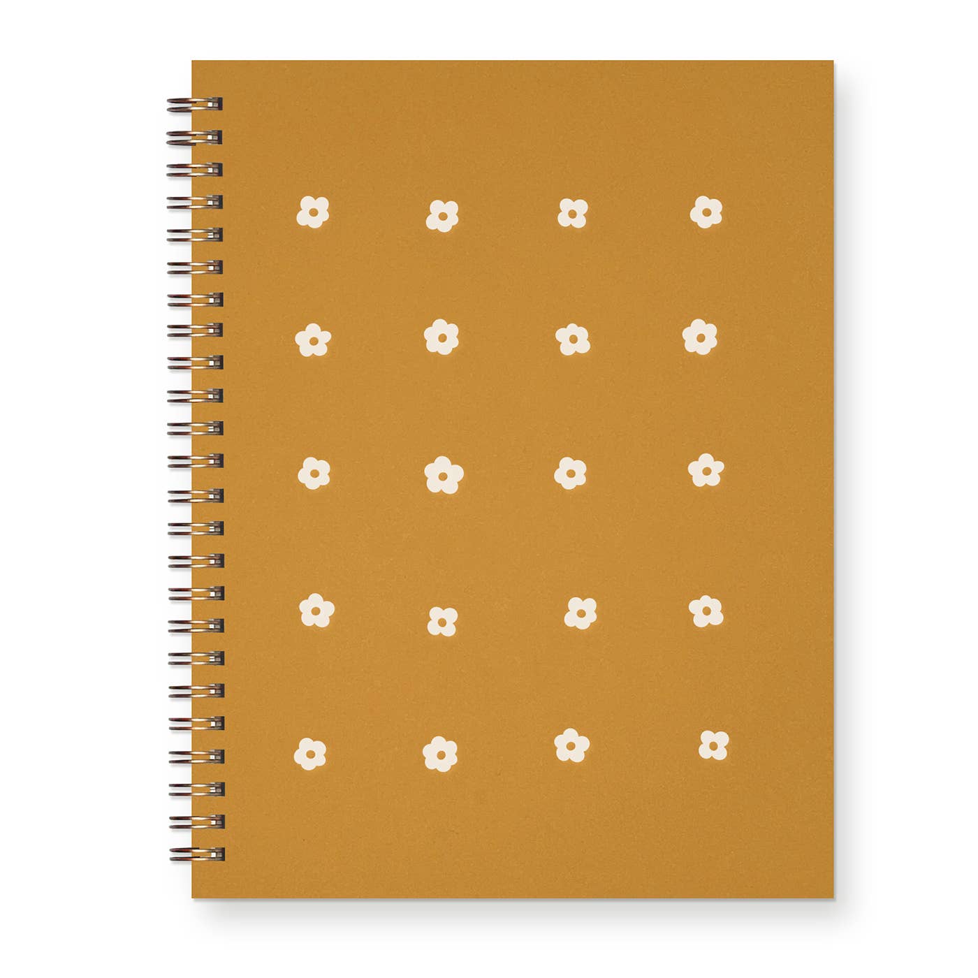 Flower Grid Daily Journal Lined Notebook - Ruff House Print Shop