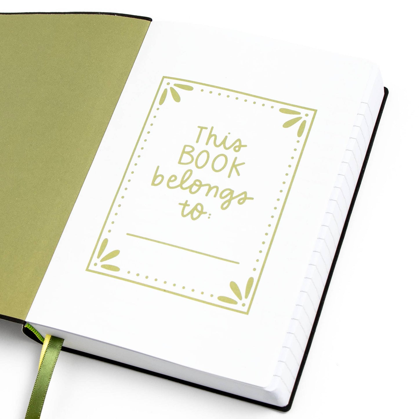 Green Book Daily Journal - Lined Notebook - Pippi Post