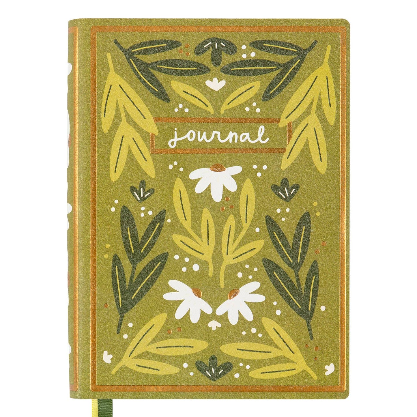 Green Book Daily Journal - Lined Notebook - Pippi Post