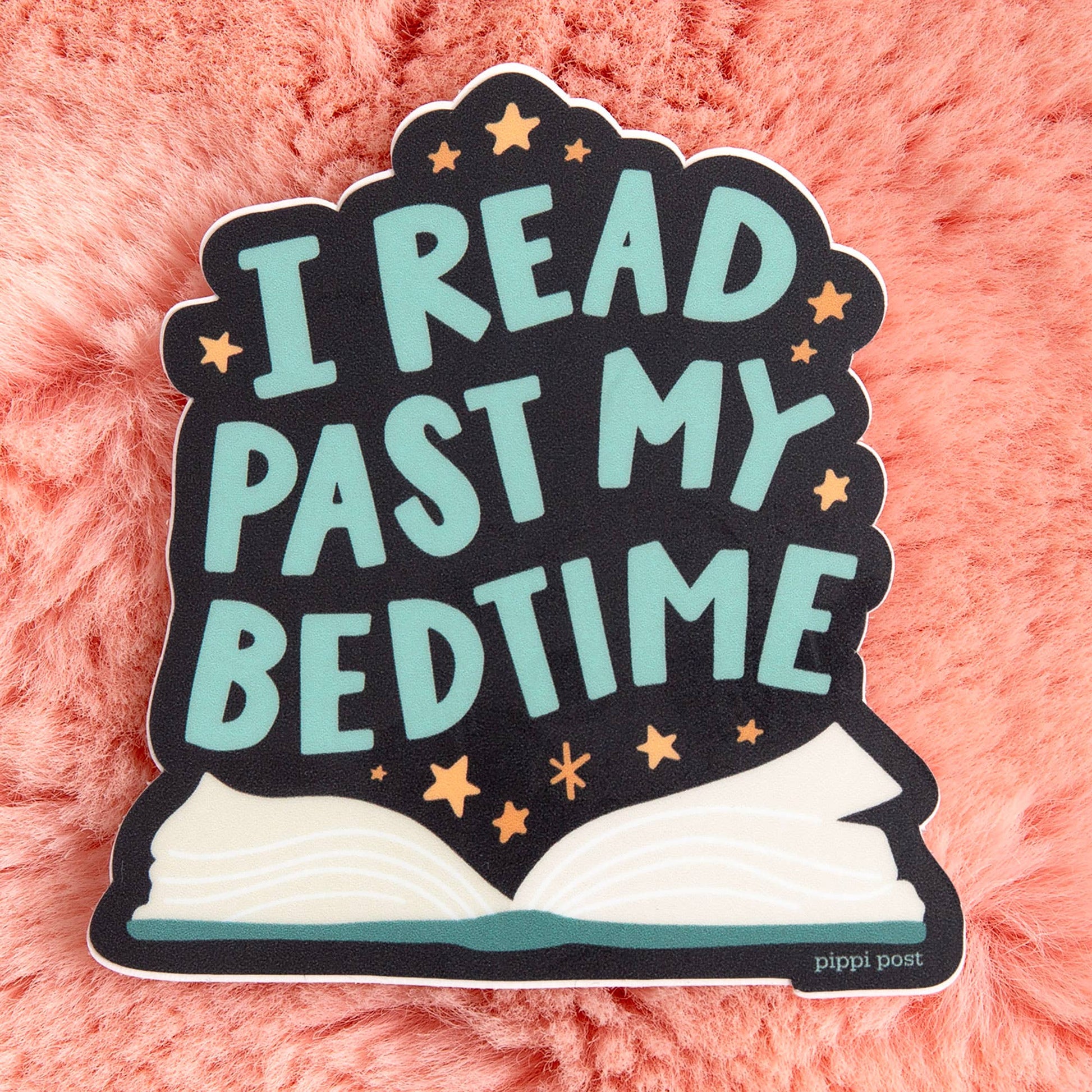 Waterproof Vinyl Sticker for Book Lovers, 3x3"