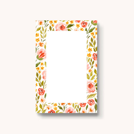 Spring Garden Notepad - Noting Pad Note Pads - Elyse Breanne Design