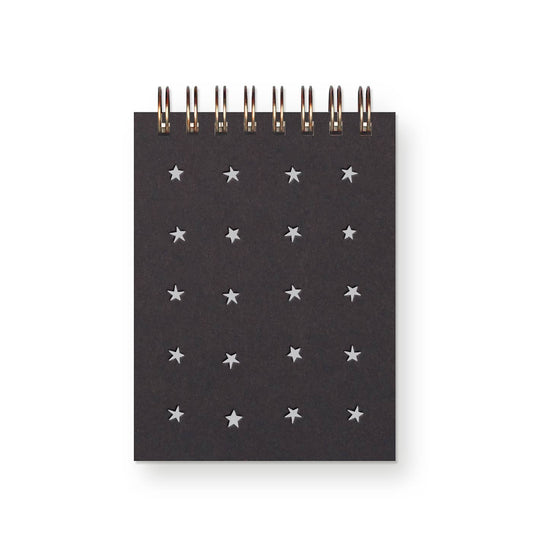 Star Grid Mini Jotter Notebook - Pocket Notebooks - Ruff House Print Shop