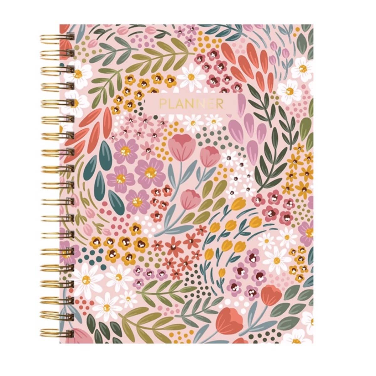 Summer Meadows Undated Annual Planner Book - Monthly Scheduler Calendar - Elyse Breanne Design