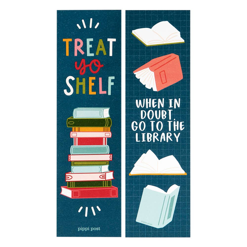 Treat Yo Shelf Bookmark - Gifts for Book Lovers - Gifts for Book Readers - Pippi Post