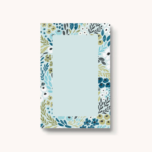 Waterfall Floral Notepad - Noting Pad Note Pads - Elyse Breanne Design